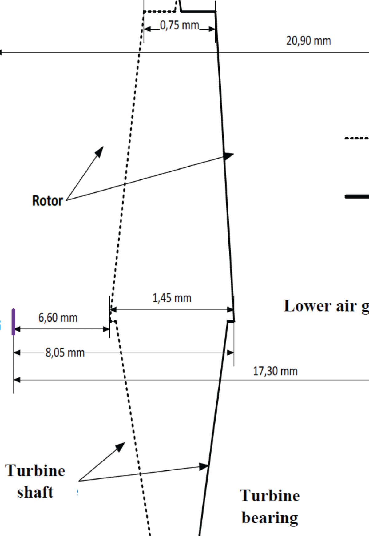 Shaft lines along the left bank-right bank axis.